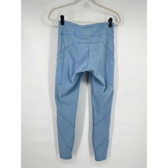 Outdoor Voices High Waisted Side Pocket Leggings Womens Size Medium Blue - Picture 2 of 13